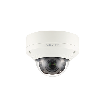 Cámara IP Domo Antivandálico / 5MP 2560x1920 / Lente Motorizado 3.9-9.4mm / IR 50m 164ft / WDR 120dB / H.265 WiseStream II
