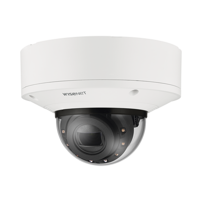 Cámara Domo Antivandálica / 6MP / Lente Motorizado 10.9-29mm / IR 70m / WDR 120dB / MicroSD 512GB / IP67, IP6K9K, NEMA4X, IK10+