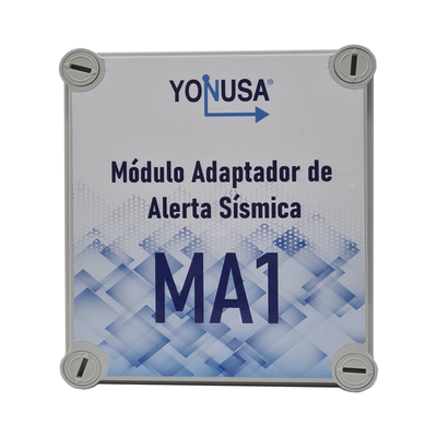 Módulo Adaptador para Alerta Sísmica / Fuente 13.5VDC 2A / Respaldo 7 Días / Entrada AC 127/220V / Conector 3.5 mm