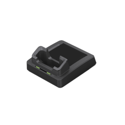 Cuna de Carga para PDA / Carga Simultánea Dispositivo y Batería / Entrada AC 100-240V / Salida DC 12V 2A / 0°C a 55°C