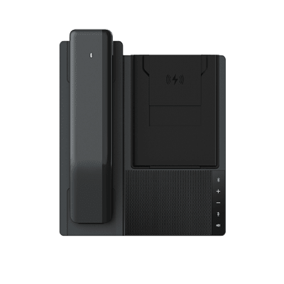 Estación Telefónica Todo en Uno / Bluetooth 5.4 / Handset Inalámbrico HD / Carga Inalámbrica Qi / Altavoz de Conferencia / Compatible PC y Smartphone
