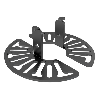 Soporte de Montaje Universal / Cámara Domo / 125 mm (4.92 in) de Diámetro / Altura Ajustable 45.2 mm (1.78 in) / Acero de Alta Resistencia