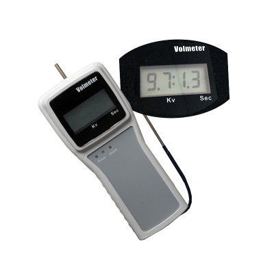 Voltímetro Digital para Cercas Eléctricas / Rango 200 V a 12 kV / Pantalla LCD / Sonda de Tierra / Apagado Automático / 9V