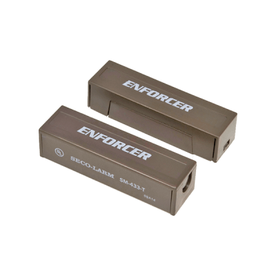 Contactos Magnéticos de  Montaje Superficial / Terminales Chapados en Oro / SPST (N.O.) / Circuito Cerrado / Imán Neodimio / 11/4" Brecha / Plástico ABS