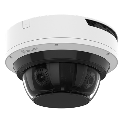 Cámara IP Multisensor / 4 Sensores 8 MP / Lente Motorizado 3.3-5.7 mm / WDR 120 dB / IP66 / IK10 / NEMA 4X / Almacenamiento Dual 1 TB + 256 GB