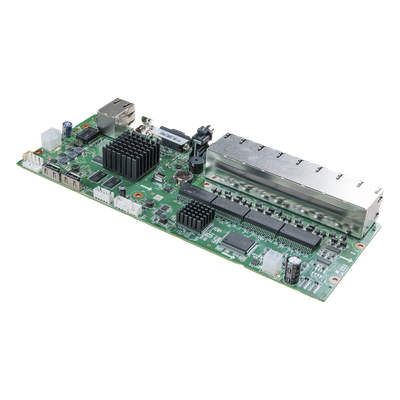 Tarjeta Principal NVR / 16 Puertos PoE / 8 MP / 4 Núcleos 1.5 GHz / 64 TB / Gigabit Ethernet