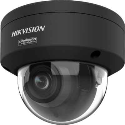 Cámara Domo IP / 4 Megapixel / Lente Mot. 2.7-13.5 mm / IR EXIR 40 m (131.2 ft) / WDR 130 dB / Audio y Alarma I/O / PoE+ / IP66 / IK10