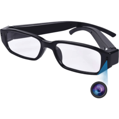 Cámara Oculta en Lentes (Spyce Camera) / Resolución 2 Megapixel (1080P) / Memoria de 8GB / Grabación de Audio y Vídeo / Captura de Fotografías