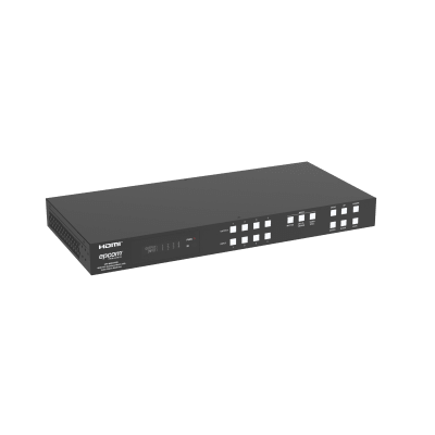 Switch Matrix HDMI / 4x4 / 18 Gbps / 4K@60Hz / HDCP 2.2 / TCP-IP y RS-232 / Audio LPCM y Dolby True HD / Conectores Phoenix