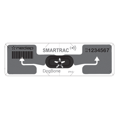 Etiqueta UHF para Exterior / Identificación Vehicular / Pasiva EPC Gen 2 / Alcance 12 m (39.4 ft) / IP65 / Adhesivo Transparente / Resistente UV y Vandalismo
