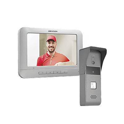 Kit de Videoportero Analógico / Pantalla LCD 7" / Cámara Pinhole 720x576 / Ángulo 98° / IP65 / 12 VDC