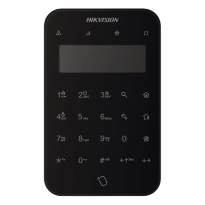 Teclado Inalámbrico / Pantalla LCD Táctil / Control de Relevadores / Cifrado AES-128 / 433 MHz / 2 Años Batería Standby
