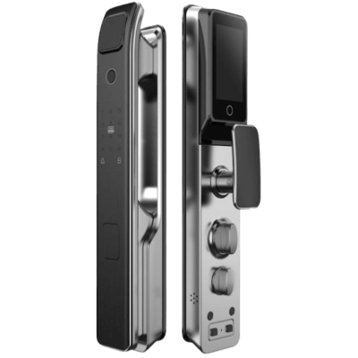 Cerradura inteligente inalámbrica / Wi-Fi 2.4 GHz / IP52 / Reconocimiento biométrico / Batería 5000 mAh / Radar milimétrico