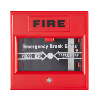 Botón de Salida de Emergencia / Color Rojo con Leyenda "FIRE" / Interior / NO / NC
