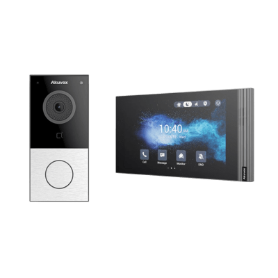 Kit Videoportero IP Wi-Fi 6 / Cámara 2 Megapixel / Control de 1 Puerta / PoE / Bluetooth / NFC / MIFARE / ONVIF / IP65