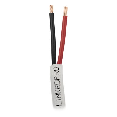 Cable para Alarma / 2x18 AWG / 305 m (1000 ft) / Clasificación CM / Cubierta PVC Blanco