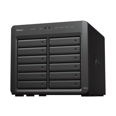Servidor NAS / 12 Bahías / Expansión a 36 Bahías / Intel Xeon 6 Núcleos / 16 GB DDR4 ECC / 10GbE RJ-45 / Caché NVMe SSD / RAID F1, 0, 1, 5, 6, 10