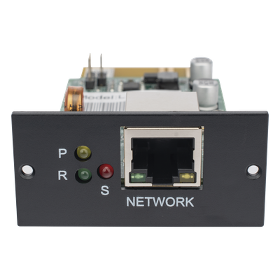 Tarjeta de Monitoreo Remoto SNMP / 10/100 Mbps / HTTPS-SSL / Sensor Temp-Humedad / Control Remoto UPS