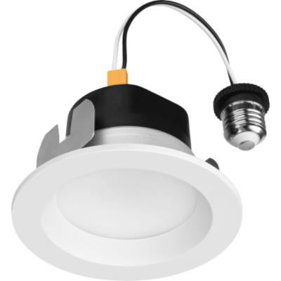 Lampara Encastrable Retrofit Lumaris / 6 in (152 mm) / 800 Lúmenes / Blanco Ajustable (TW) / 8.5 W / 120 V / Incluye Cable Adaptador E26