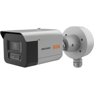 Bala IP 8 Megapixel / Lente Mot. 2.7 a 13.5 mm (7-35 mm eq.) / Polímero Anticorrosivo / ColorVu 24/7 / Dual Light 50 m IR + 50 m Luz Blanca (164 ft) / WDR 130 dB / IP68 / IK10