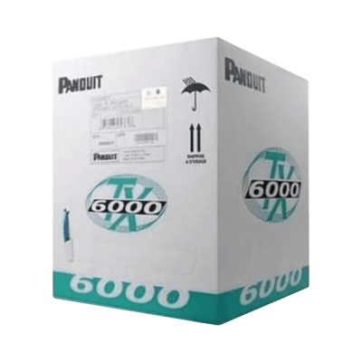 Cable UTP / Cat 6A Mejorado / 305 m (1000 ft) / 23 AWG / CMR Riser / 4 Pares / Cobre Sólido