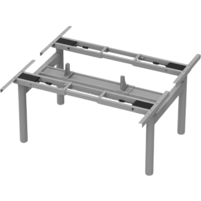 Base de Escritorio Motorizado / Altura 70-120 cm (2.3-3.9 ft) / Carga 120 kg / Memoria 3 Presets / Velocidad 30 mm/s / Color Gris