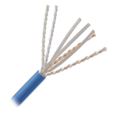 Bobina de Cable U/UTP Cat6A / 23 AWG / CMR Riser / 305 m (1000 pies) / 500 MHz / 10GBase-T
