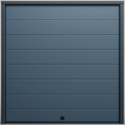 Puerta D / Garage D / Alta Calidad / Linea Central / Color GRIS /  acabdo DELUXE / 9X7 pies / AISLADA / Estilo Americana.