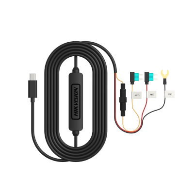 Adaptador de Alimentación para Dashcam / Conector Micro USB / 1.3 m (4.3 ft) Batería a Convertidor / 2.1 m (6.9 ft) Convertidor a Dashcam