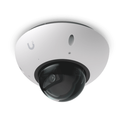 Cámara Dome IP / 4K 8 MP / IK10 Antivandálica / IR 30 m (98.4 ft) / PoE / 30 fps / IA Multi-TOPS