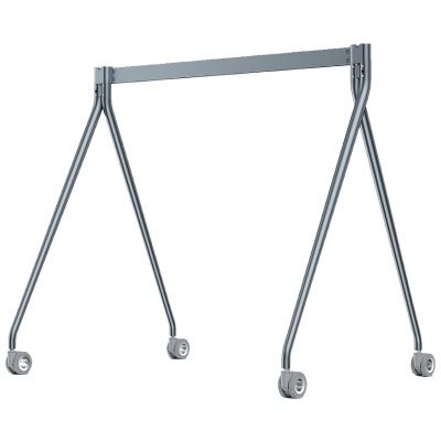 Soporte de Piso con Ruedas / 27.2 kg Capacidad / Estructura Metálica / Compatible MeetingBoard Pro