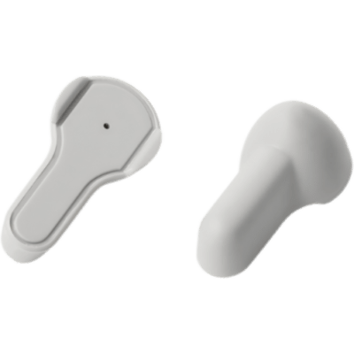 Etiqueta Rígida EAS / Radiofrecuencia RF / Cierre Estándar / Diseño Ergonómico / Color Gris / Dimensiones 51 x 26 x 21 mm (2.00 x 1.02 x 0.83 in) / Protección Antirrobo para Retail