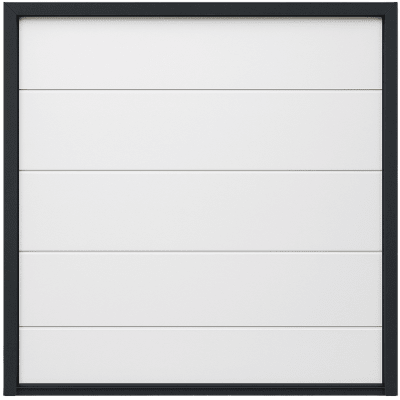 Seccion para puerta de Garage / Lisa / Linea Central / Panel de 21" / Color blanco / Para APDOOR148 / Estilo Americana.