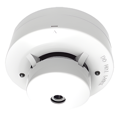 Detector de Humo Fotoeléctrico / No Direccionable de 4 Hilos / LED 360° / DC 12 V / Buzzer Integrado / Algoritmos de Discriminación Avanzada