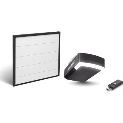 Kit Puerta de Garage 18x8 Pies (5.49 x 2.44 m) / Motor DC 1/2 HP / Insulada / Activación WiFi / Hasta 50 Controles / Lámina Calibre 26