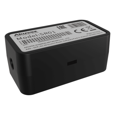 Módulo I/O para Control de Puerta / Comunicación Encriptada RS-485 / 1 Salida Relay NO/COM/NC / 1 Entrada Botón de Salida / Temperatura -20°C ~ +60°C / Interior