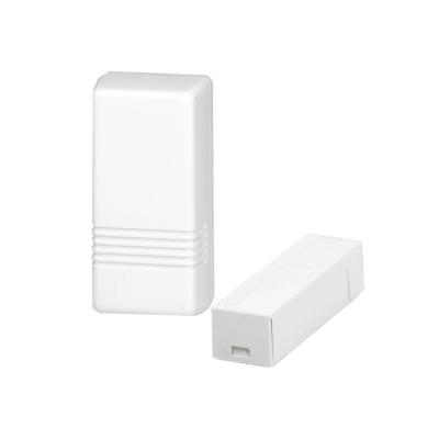 Transmisor Inalámbrico para Puerta/Ventana / Doble Entrada Cableada y Reed Switch / Supervisión Automática / Batería Litio 3V / 78 x 40 x 30 mm