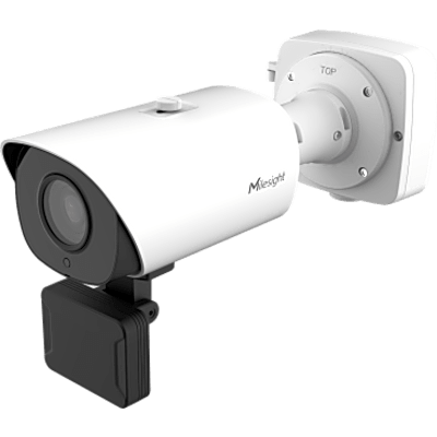 Cámara LPR 4MP / Sensor CMOS 1/1.8" / Zoom Óptico 4X 8-32mm / IR 50 mts (164 ft) / ANPR hasta 40 mts / Cobertura 2 carriles / IP67 IK10 / PoE+ / H.265