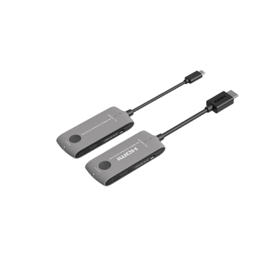 Extensor HDMI Inalámbrico / 4K@60Hz / Type-C / Wi-Fi 6 / 5 GHz / 20 m (65.6 ft) / HDCP 2.2 / 18 Gbps / 16:1 TX-RX