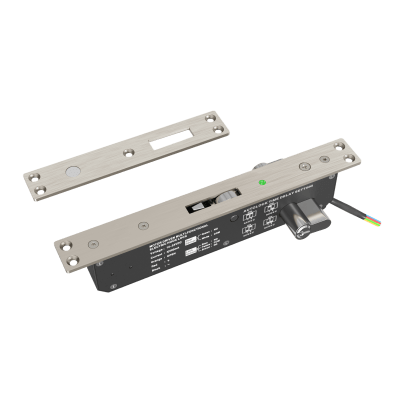 Cerradura Eléctrica para Puertas Corredizas / Tipo Gancho / Llave Ambos Lados / Fuerza de Sujeción 400 kg / IP65 / 12V CC