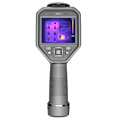 M31T - Cámara Termográfica Portátil Dual / Super IR 768 x 576 / Lente Óptico (8 Megapixel) / WiFi / IP54 / Ranura MicroSD hasta 64 Gb  / Hasta 4 Horas de Funcionamiento Continuo