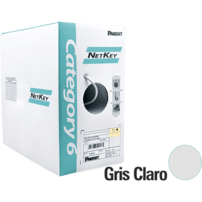 Cable UTP Categoría 6 / 305 m (1000 ft) / 24 AWG / 250 MHz / CMR Riser / 4 Pares / Cobre Sólido