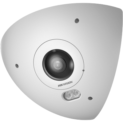Cámara Fisheye Network / 6 MP / 360° Panorámica / 2560 × 2560 / IR 15 m (49.2 ft) / IP67 IK10 / Audio Bidireccional / Deep Learning / Heatmap / 20 Modos Visualización