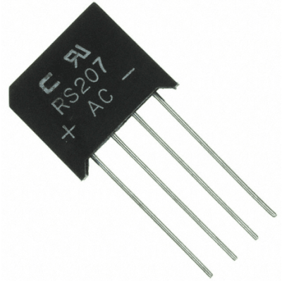Puente Rectificador / 2 A / 50 A Sobrepico / 175°C / Epoxy