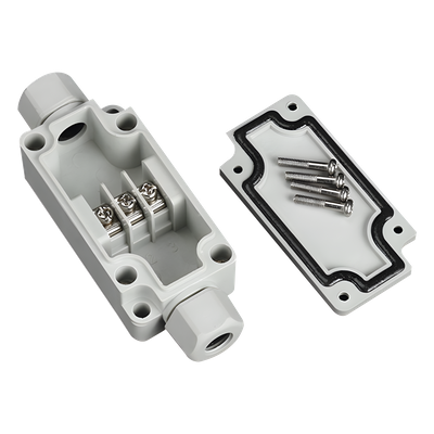 Caja de Conexión Exterior / IP66 / ABS / 300x300x180 mm / 3 Líneas / Terminales 12-22 AWG