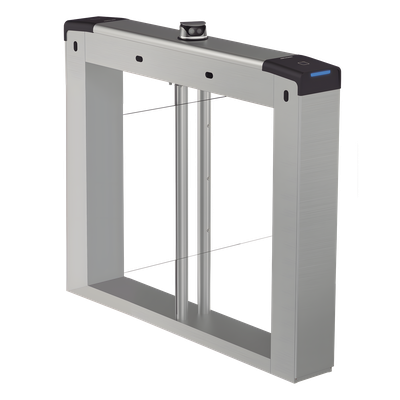 Torniquete Swing Central / Reconocimiento Facial y Mifare Integrados / Bidireccional / 5,000,000 MCBF / 4 Pares dToF / Carriles 65 o 90 cm (2.13 o 2.95 ft) / Requiere Torniquetes Laterales