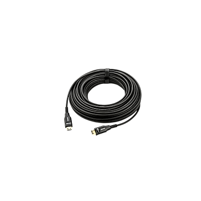 Cable HDMI Óptico Activo Híbrido / 4K@60Hz / 18 Gbps / Fibra OM3 + Cobre / 30 m (98.4 ft) / HDCP 2.2