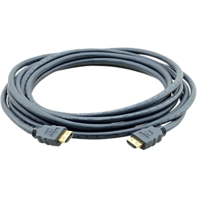 Cable HDMI Premium| Longitud 15.2 m | Alta Velocidad 18 Gbps | 1080p@60Hz (4:2:0) | Conectores Dorados 24K | K-Lock Resistentes | Triple Blindaje | Certificado Premium