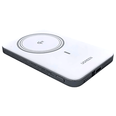 Power Bank Magnético Inalámbrico / 5000 mAh / 20W USB-C PD3.0 + 15W Carga Inalámbrica / Compatible MagSafe y Qi / Diseño Ultrafino 8.6 mm (0.3 in) / Carga Simultánea Cable + Inalámbrica / Bater&iacute
