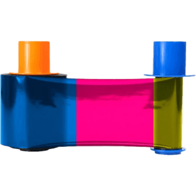 Cartucho con Ribbon  YMCKOK full color con dos resinas en negro / Para DTC1250e y DTC1000 / 250 impresiones.